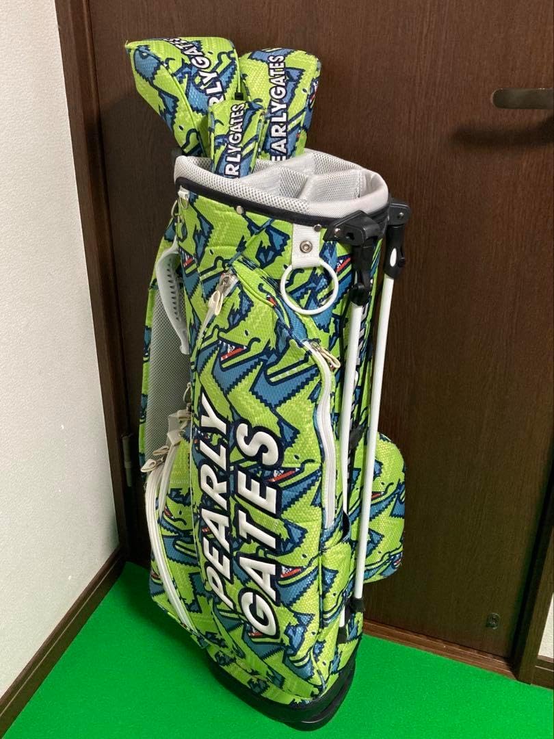 ‼️レア美品‼️パーリーゲイツ キャディバッグ スタンド式 ワニ柄 キャディバッグ スタンド式 ワニ柄